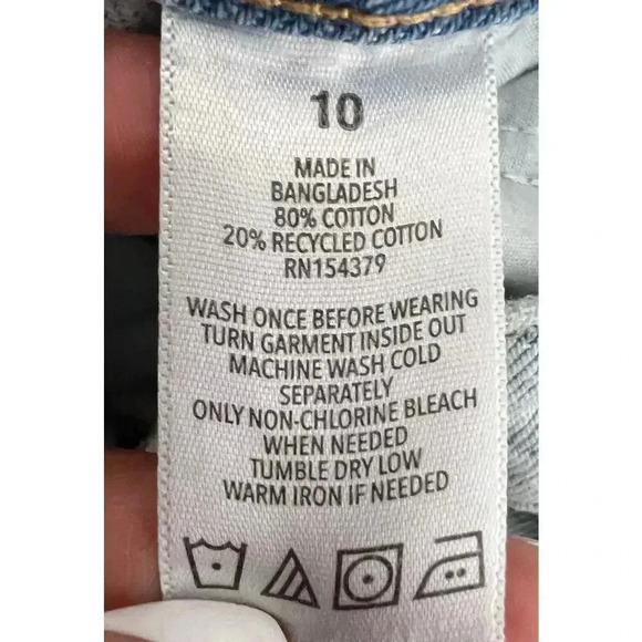 AEROPOSTALE High-Rise Mom Jean Women's Size 10 Light Wash - Picture 10 of 11